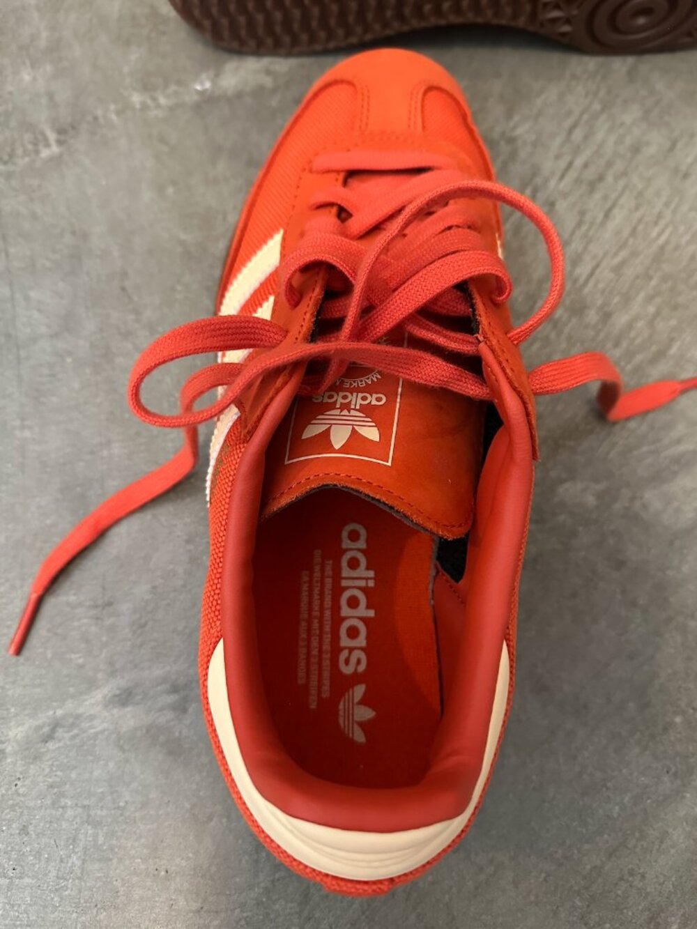 adidas Samba OG in Collegiate Orange (never worn!) - Picture 5 of 5